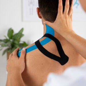 Masaje descontracturante con  kinesotape